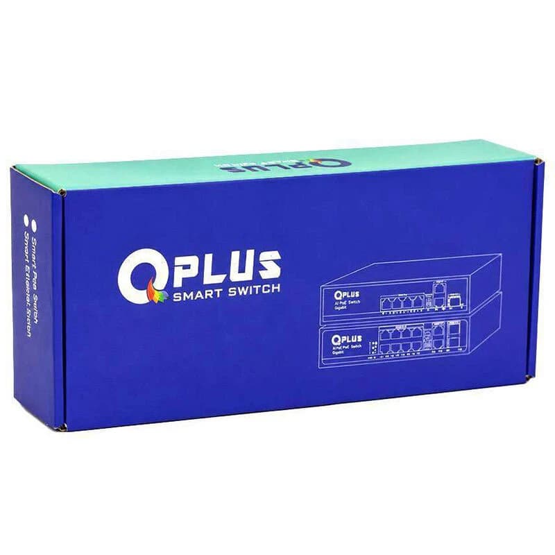 سوییچ 8 پورت POE کیو پلاس PL-P8002G-S1 — تصویر ۲