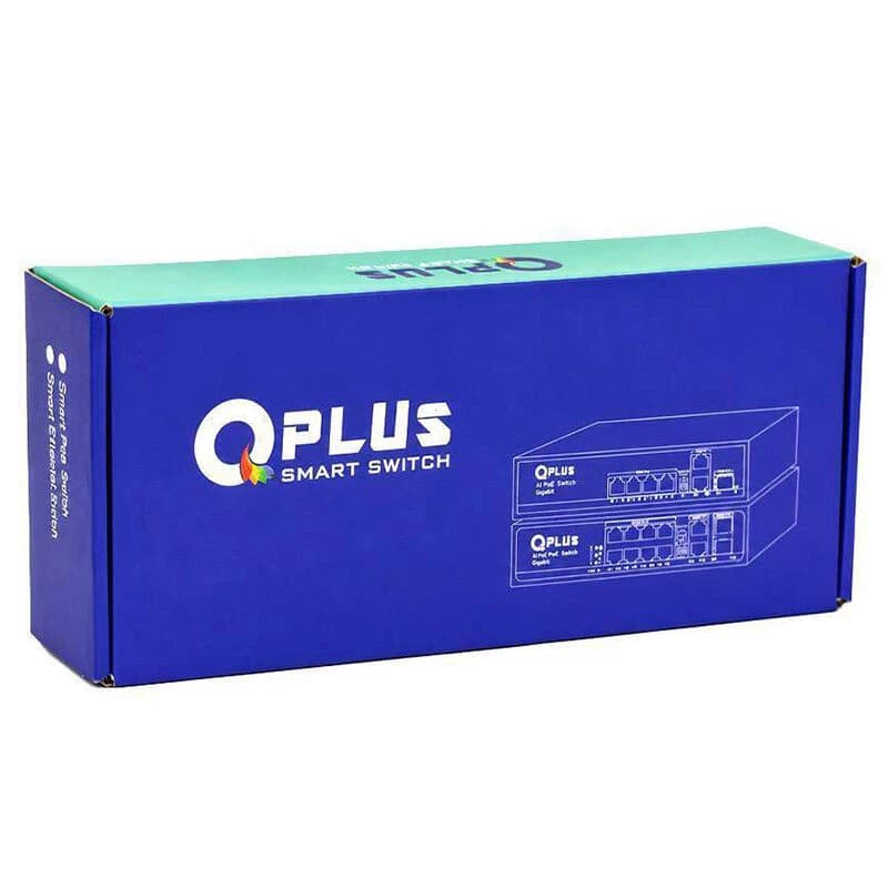 سوییچ 8 پورت POE کیو پلاس PL-P8002G — تصویر ۲