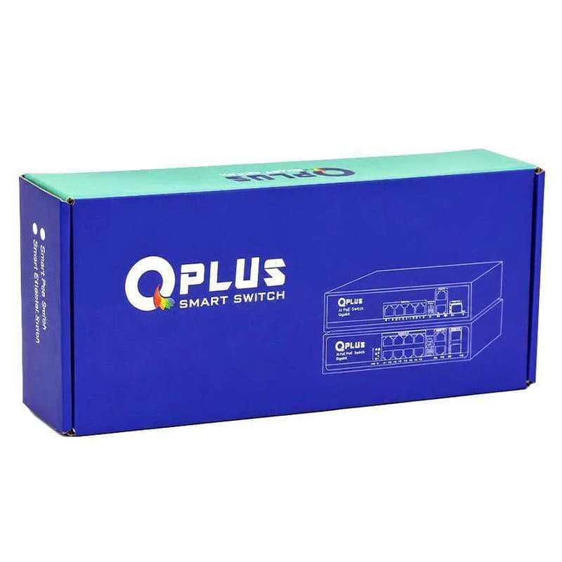 سوییچ 4 پورت POE کیو پلاس PL-P4002 — تصویر ۲