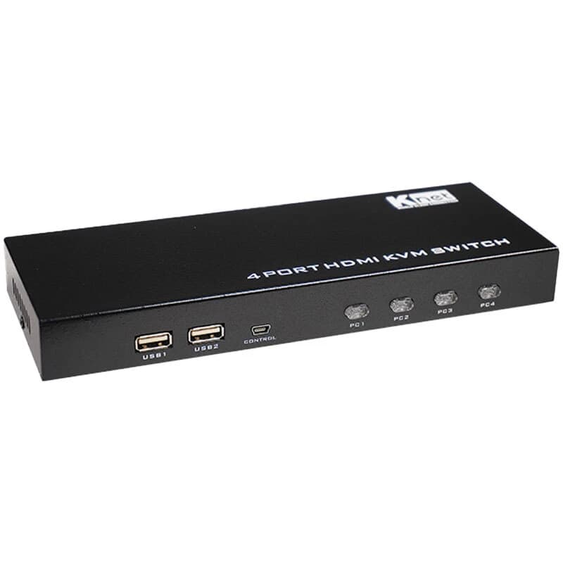 سوییچ KVM اتوماتیک چهار پورت کی نت K-H624
