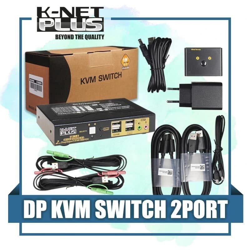 سوییچ KVM اتوماتیک دو پورت کی نت پلاس KP-D622 — تصویر ۴
