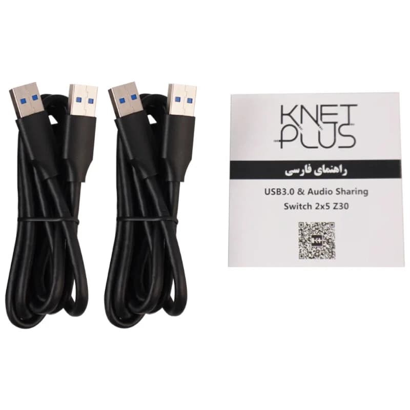 دیتا سوییچ 2 پورت USB کی نت پلاس KP-Z30 — تصویر ۸