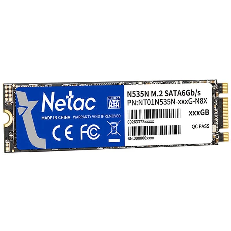 حافظه SSD نتاک Netac N535N 128GB M.2 — تصویر ۳
