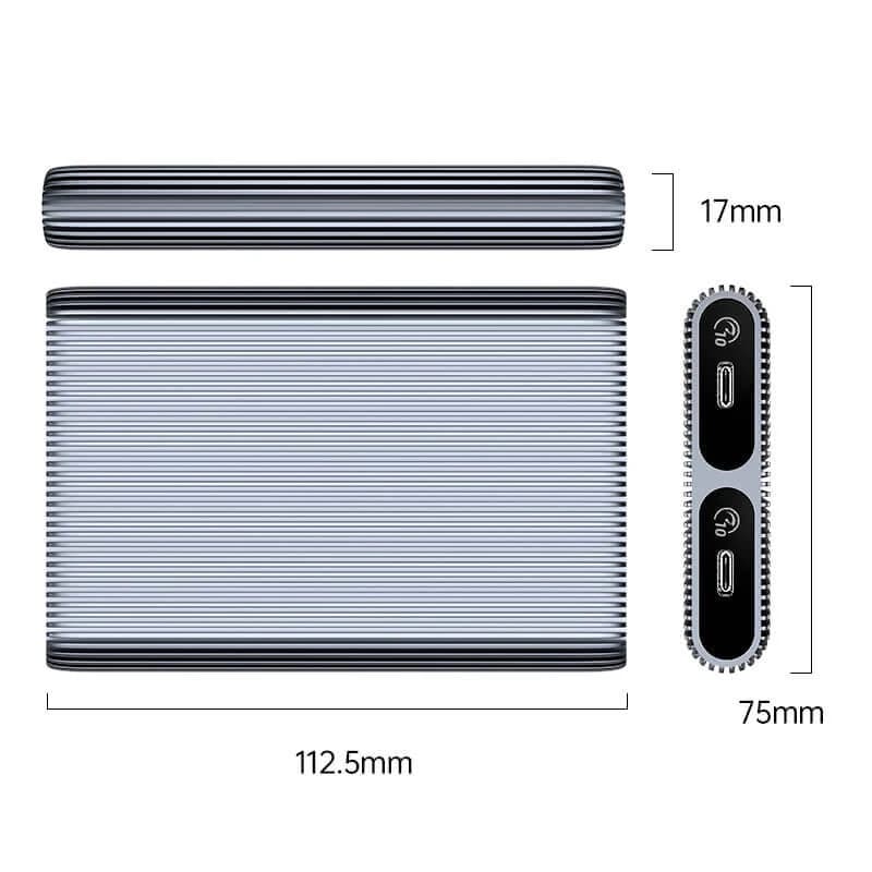 باکس هارد 2 سینی M.2 NVMe SSD اوریکو AM2C3-2N — تصویر ۳