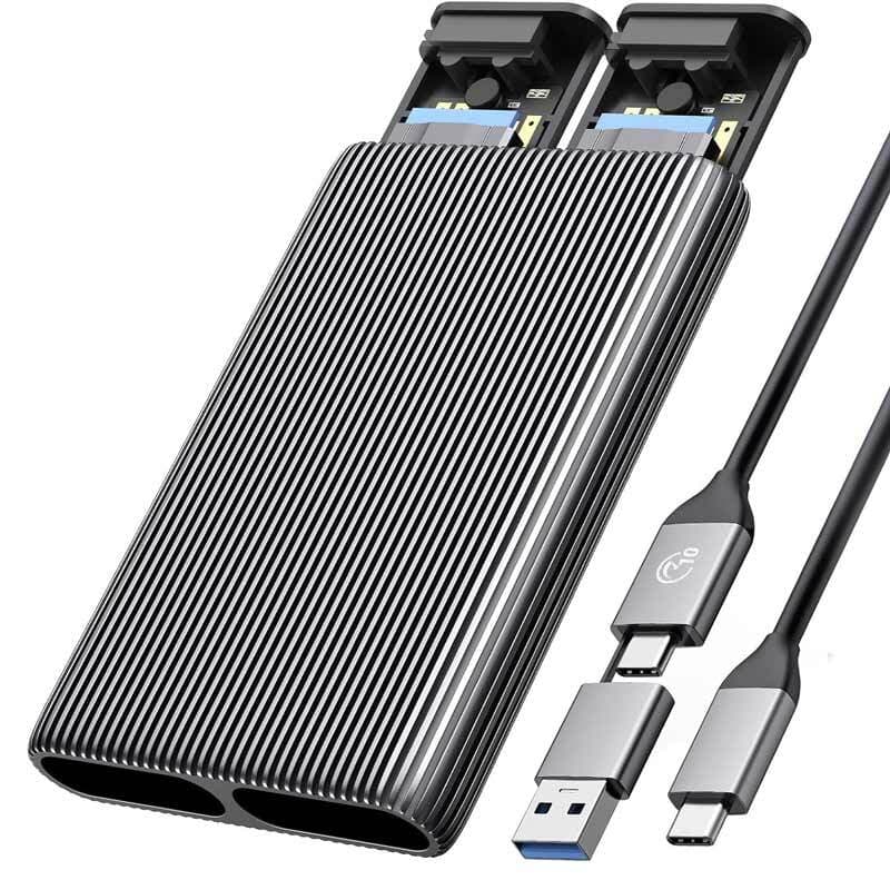 باکس هارد 2 سینی M.2 NVMe SSD اوریکو AM2C3-2N — تصویر ۴
