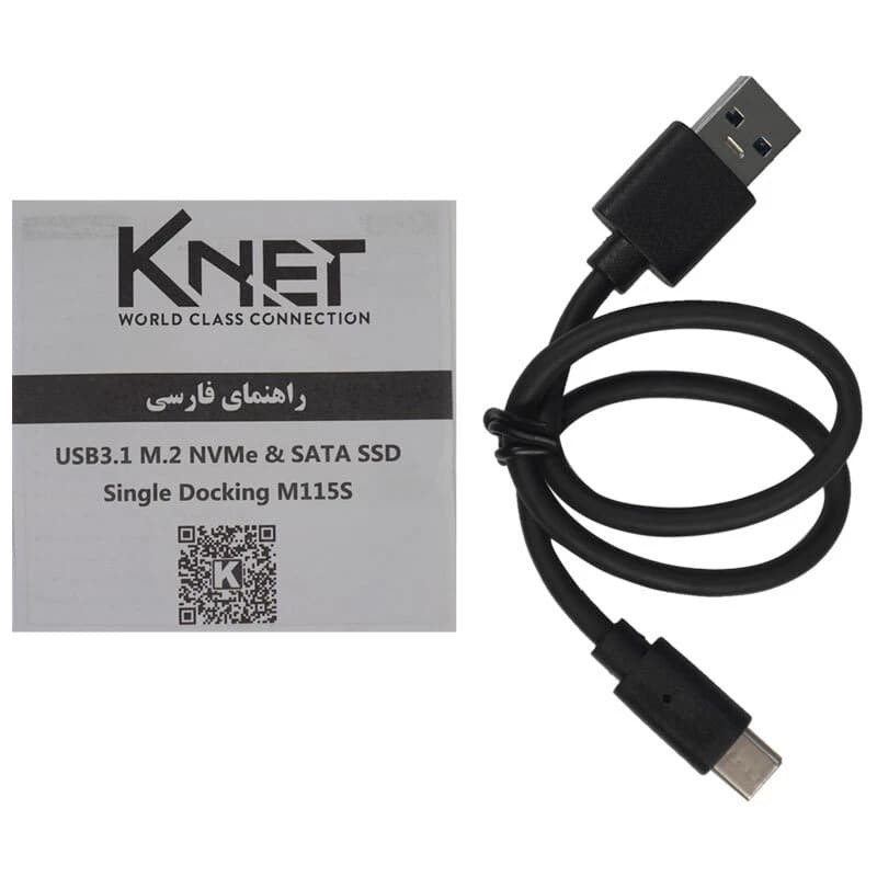 داک هارد 1 سینی کی نت K-net K-M115S Type-C — تصویر ۵