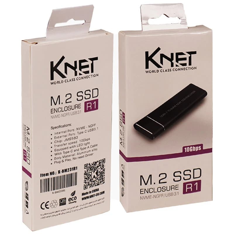 باکس هارد M.2 NVMe SSD کی نت K-R1 — تصویر ۴