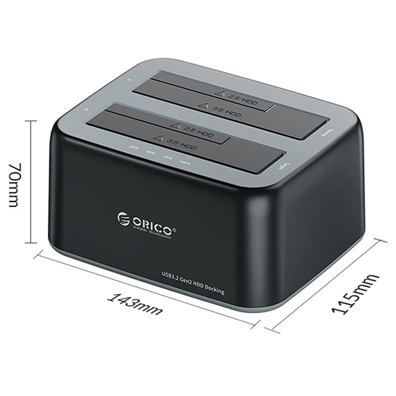 داک هارد اوریکو Orico 6829C3-V1 USB 3.2 — تصویر ۳
