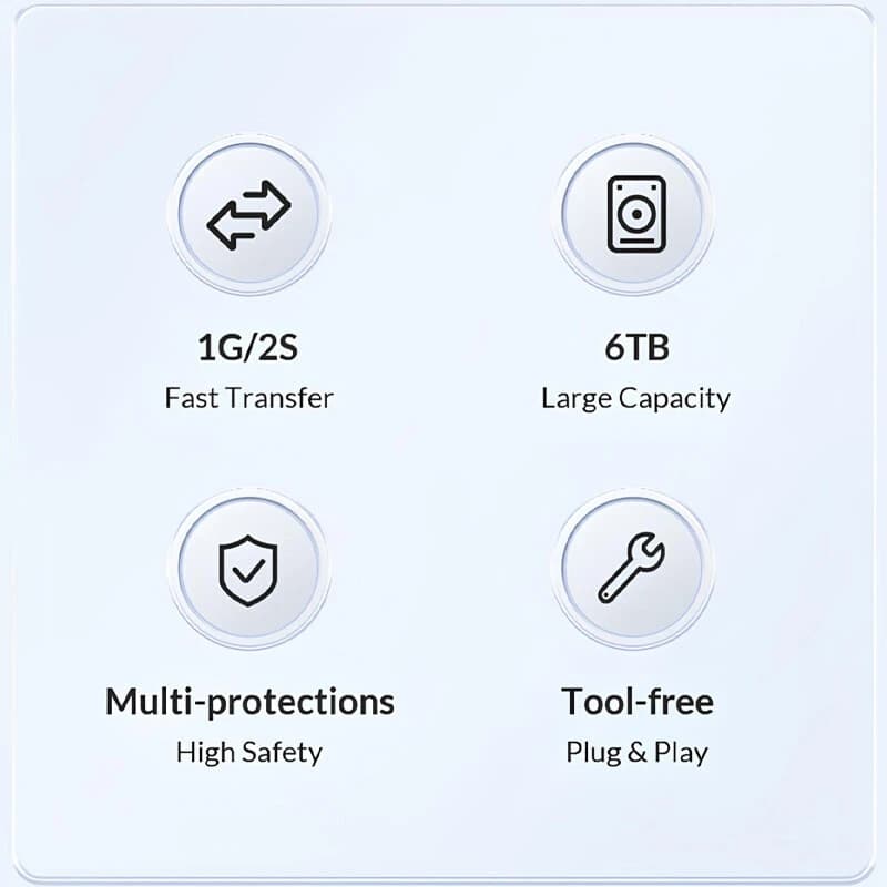 باکس هارد 2.5 اینچی HDD/SSD اوریکو DZ25C3-CR — تصویر ۶