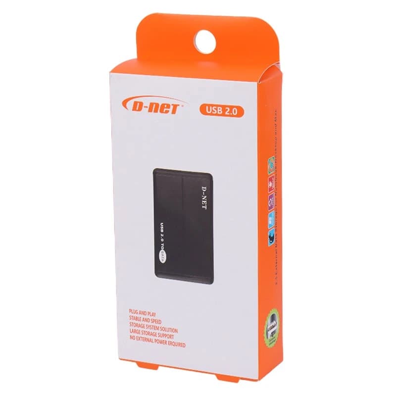 باکس هارد 2.5 اینچی HDD/SDD دی نت کد 2 — تصویر ۲