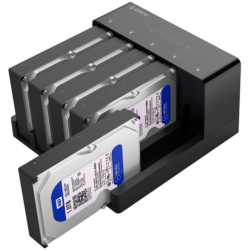 داک هارد 5 سینی اوریکو Orico 6558US3-C USB 3.0 — تصویر ۳