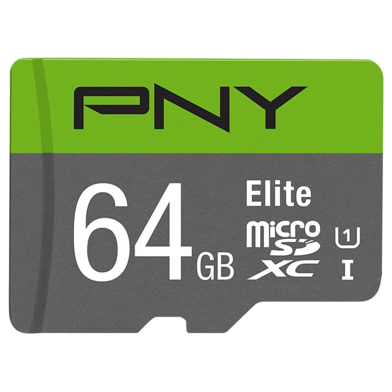 رم میکرو 64 گیگ پی ان وای PNY Elite U1 C10 100MB/s + خشاب — تصویر ۳