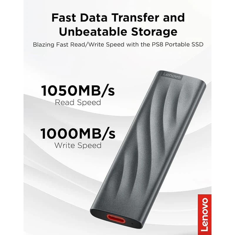 حافظه اکسترنال SSD لنوو Lenovo PS8 512GB — تصویر ۴