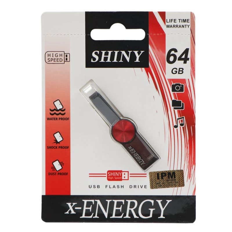 فلش 64 گیگ ایکس-انرژی X-Energy Shiny — تصویر ۲