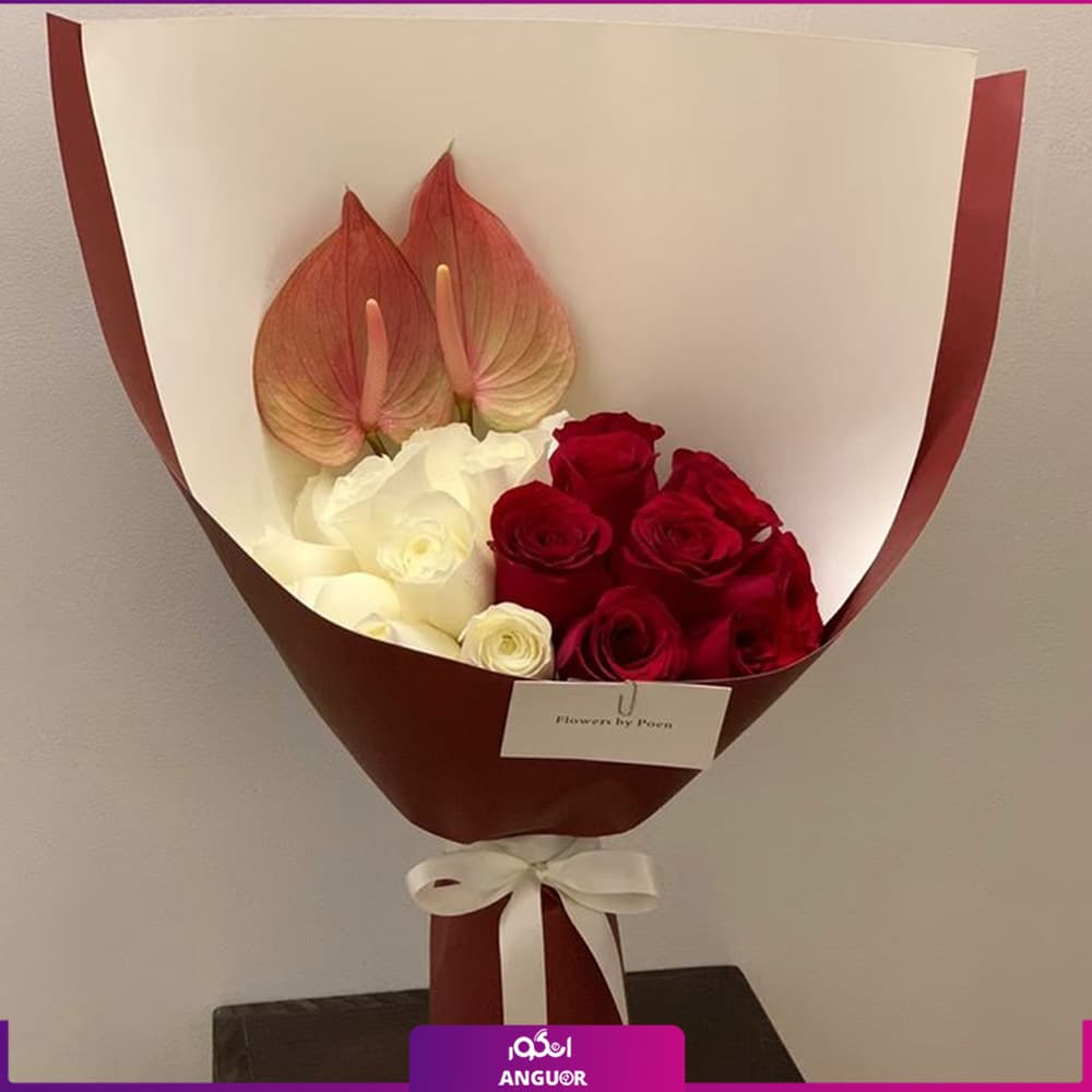دسته گل پرواز دو قلب