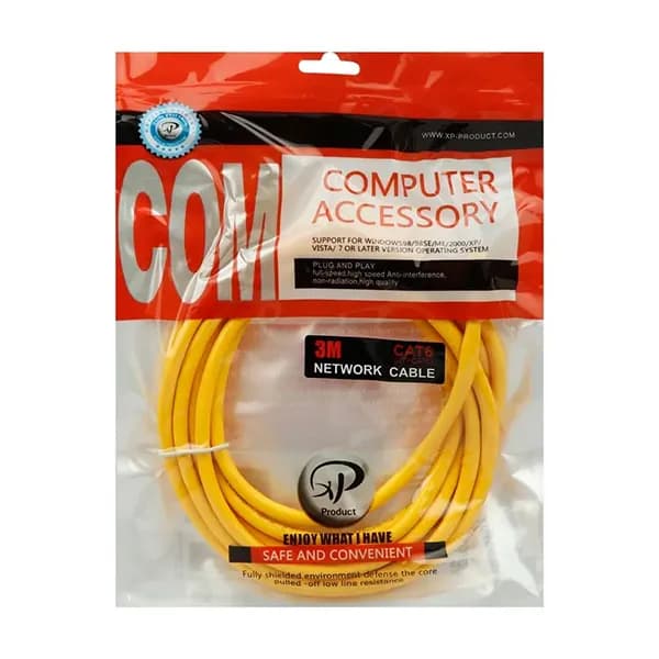 کابل شبکه CAT6 3m ایکس پی (XP) — تصویر ۳