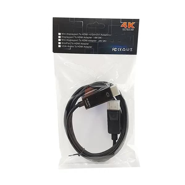 کابل Displayport به HDMI 4K طول 1.8m ایکس پی (XP) — تصویر ۲
