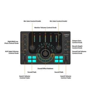 کارت صدا کامیکا مدل ADCaster C2 — تصویر ۲