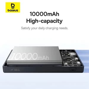 پاوربانک باسئوس مدل P1007680112300 ظرفیت 10000 میلی‌آمپرساعت — تصویر ۸