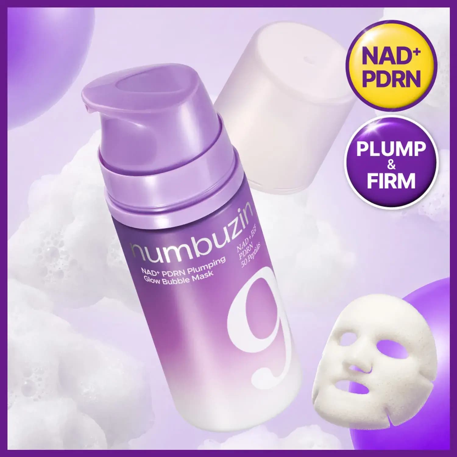 ماسک حبابی NAD + PDRN نامبوزین — تصویر ۱۰