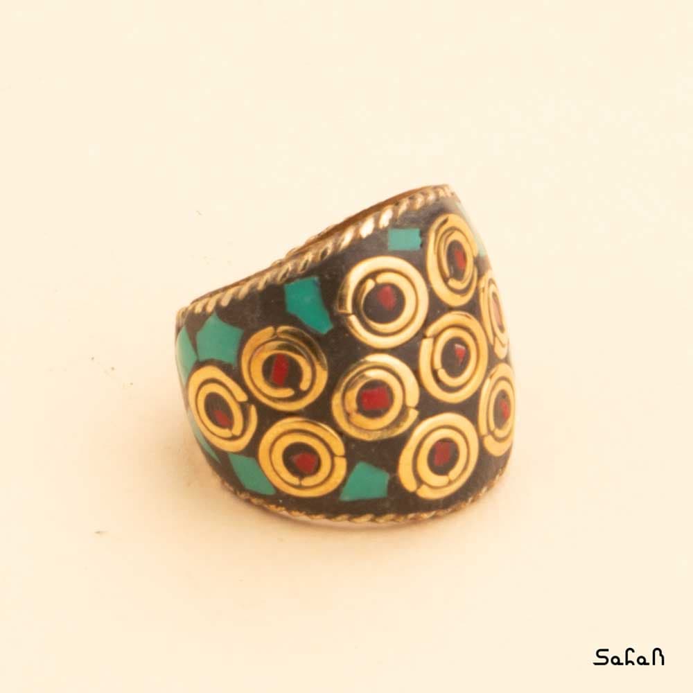 انگشتر حلقه ای مدل نپالی
