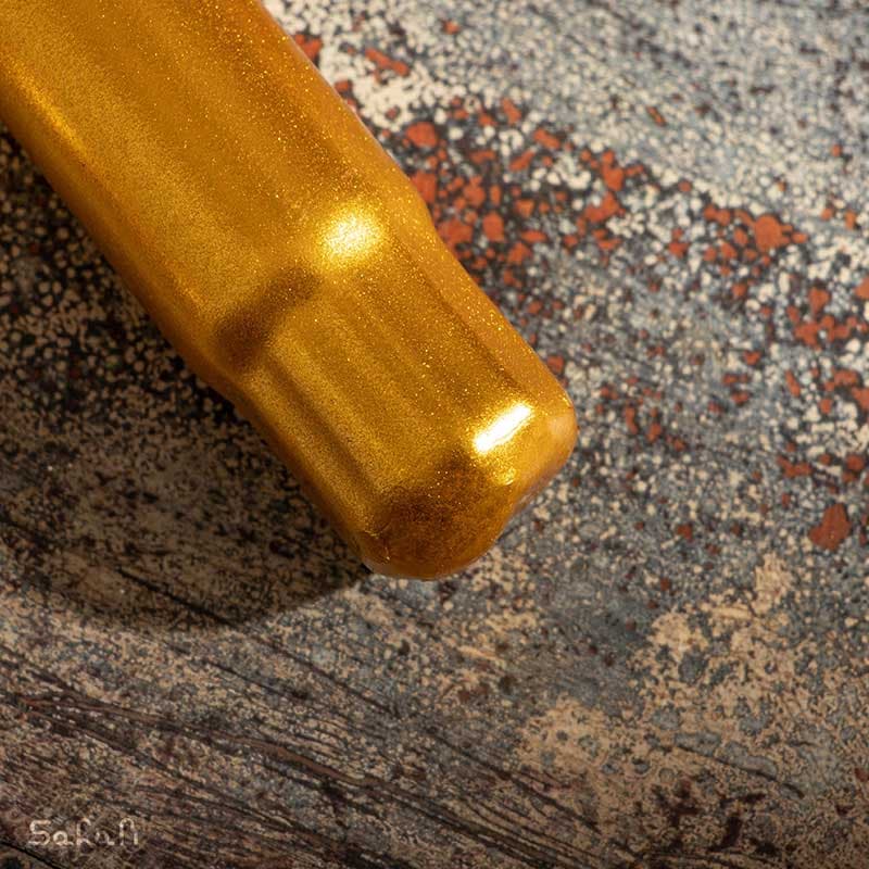 شمع قلمی طلایی بزرگ — تصویر ۵