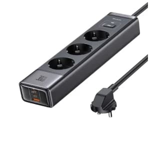 چندراهی برق سه سوکت، یک USB و دو Type-C مک دودو مدل CH062