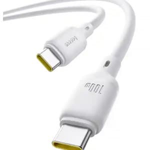 کابل شارژ Type-C به Type-C باسئوس مدل P1037770411300 CB000114 طول یک متری — تصویر ۶