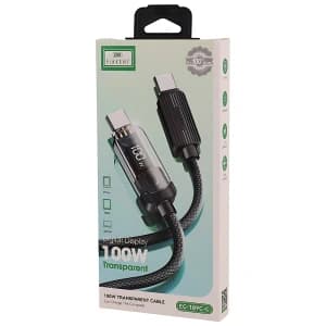 کابل شارژ Type-C به Type-C ارلدام مدل EC189CC طول یک متر — تصویر ۵