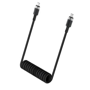 کابل Type-C به Type-C فنری ایس فست مدل 03 C14 طول 1.2 متر — تصویر ۲