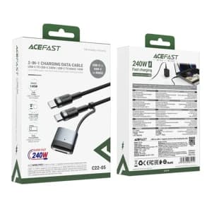 کابل Type-C به Type-C و MAG3 ایس فست مدل C22 05 طول 1.2 متر — تصویر ۳