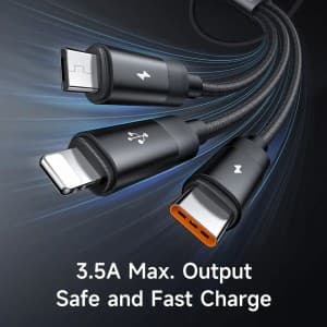 کابل چند USB به Type-C ، Lightning و micro-USB مک دودو مدل CA579 — تصویر ۴