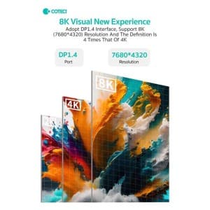 کابل افزایش طول پورت Display کوتتسی مدل 87412 نیم متری — تصویر ۶