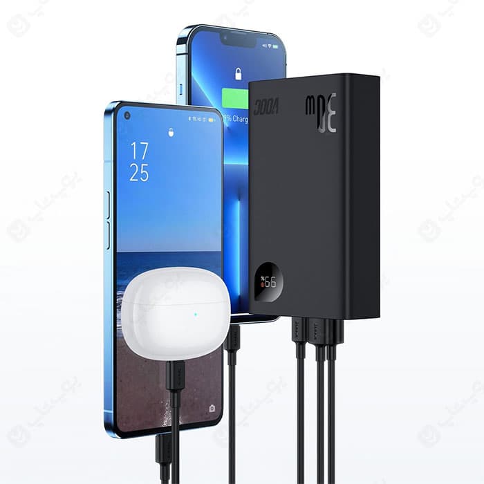 پاوربانک 20000mAh بیسوس مدل Adaman2 PPAD050101 — تصویر ۲