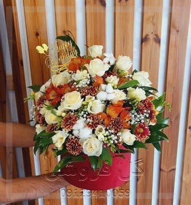 گلفروشی نزدیک عباس اباد نمایشگاه اتومبیل