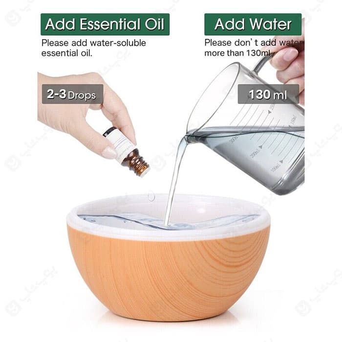 دستگاه بخور ساز و خوشبو کننده التراسونیک مدل Aroma Humidifier — تصویر ۴