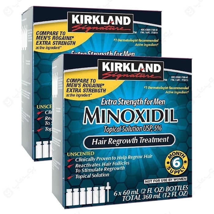 محلول رشد مجدد و تقویت موی سر Kirkland Minoxidil 5% — تصویر ۳