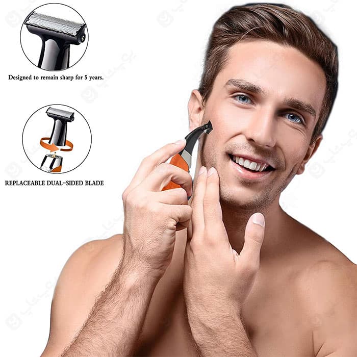 ماشین اصلاح شارژی کیمی مدل KEMEI KM-1910 — تصویر ۳