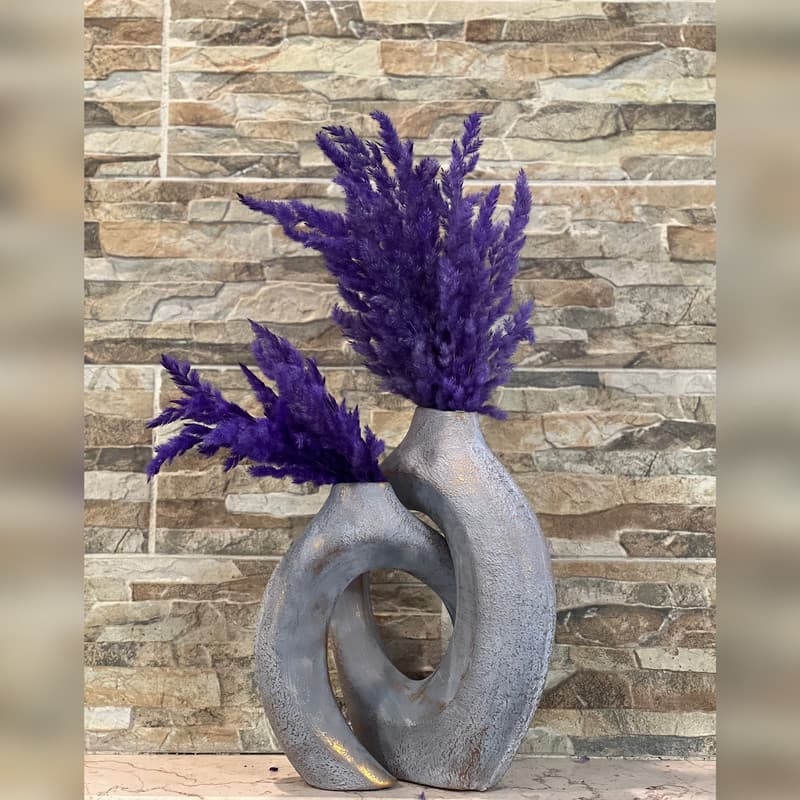 گلدان دکوری مدل دژاوو کد 749 مجموعه 2 عددی — تصویر ۴