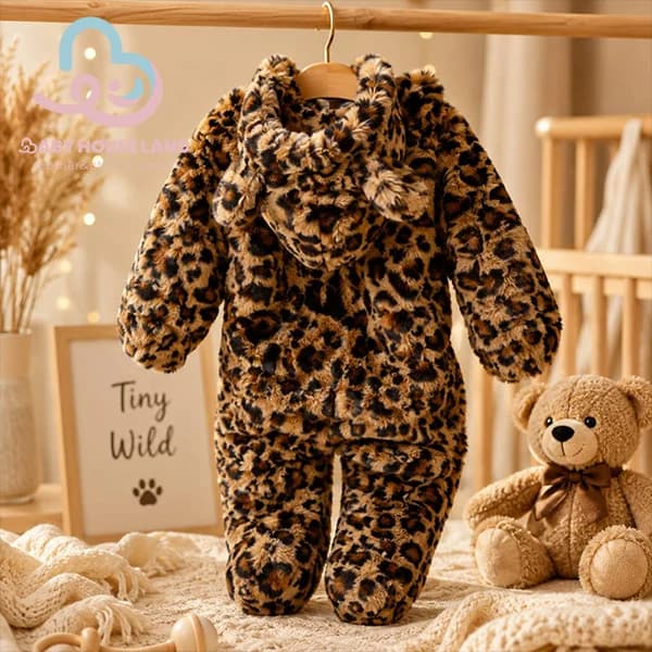 کاپشن سرهمی کلاه دار نوزادی pf151 — تصویر ۲