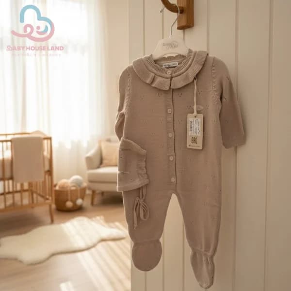 ست ۳تیکه بافت BabyMia ۴۰۷۱