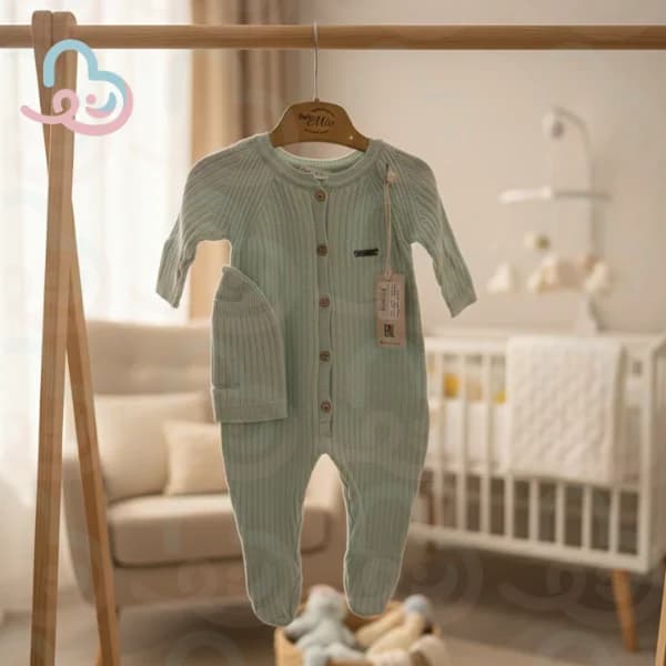 سرهمی جورابدار۲ تیکه BabyMia ۴۰۴۳ — تصویر ۸