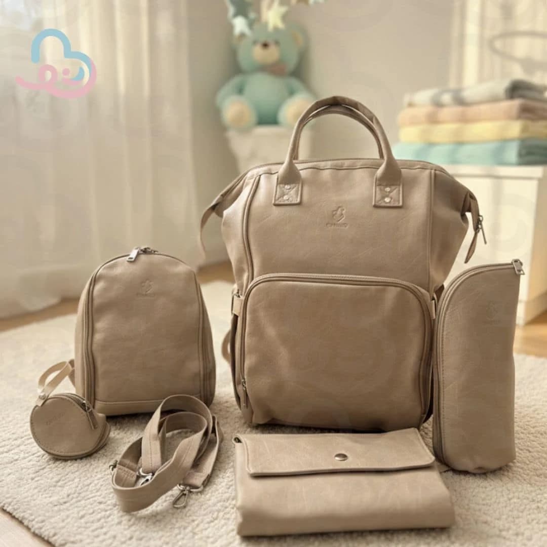 کیف مراقبت مادر و کودک کوله ای ۵تیکه Cavalo۲۸۷۶