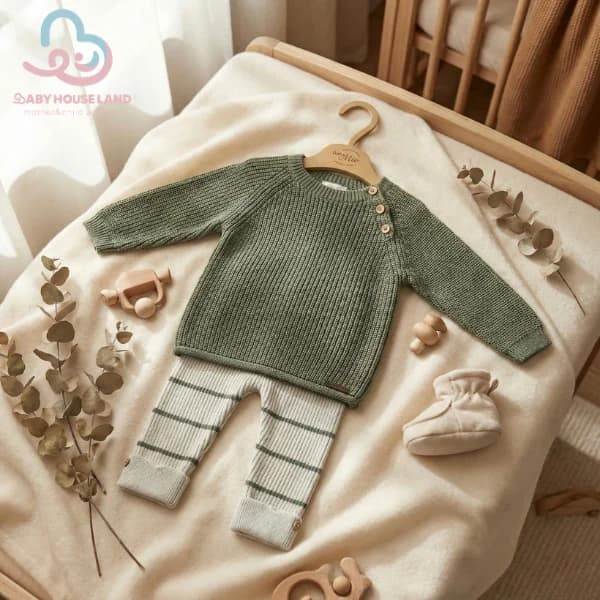 ست بلوز شلوار بافت BabyMia ۶۰۱۲