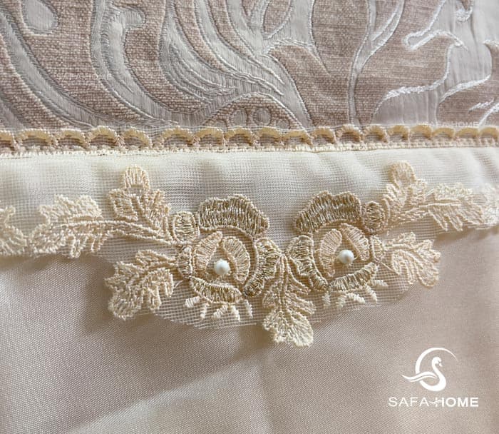 روتختی دو نفره عروس ۹ تکه طرح النا بژ — تصویر ۵