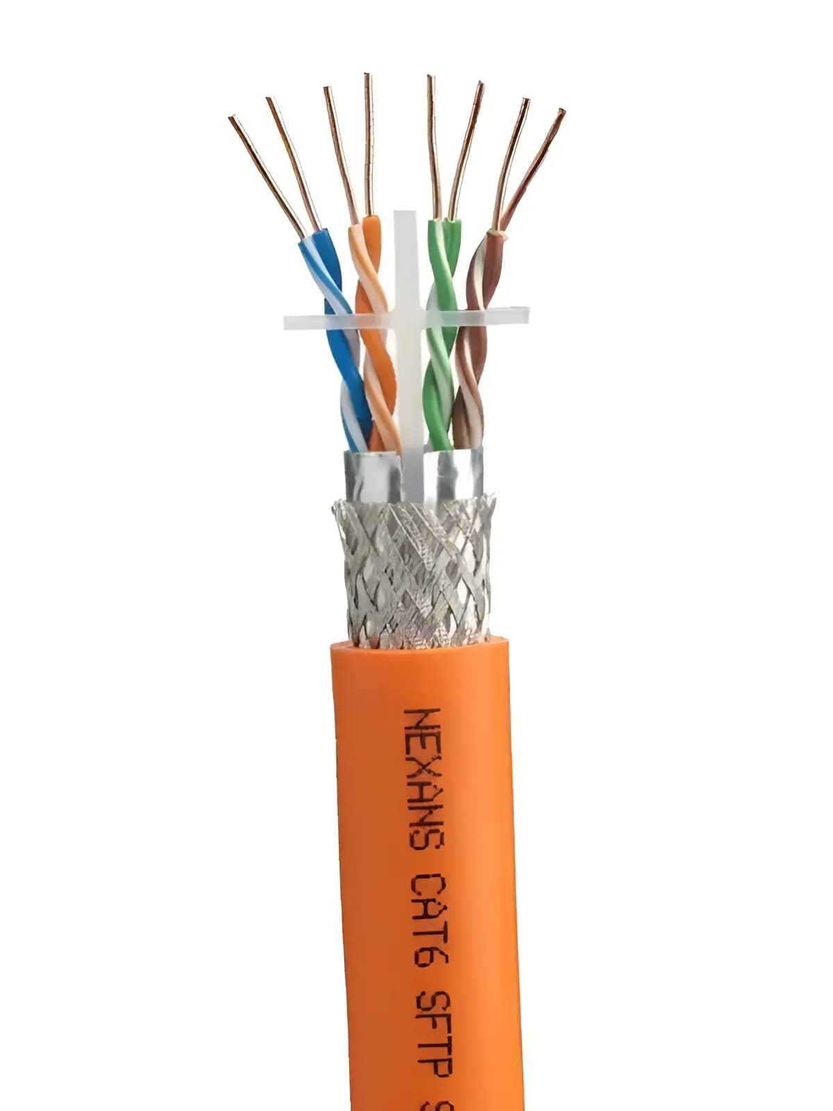 کابل شبکه تمام مس نگزنس Cat6 Sftp Nexans