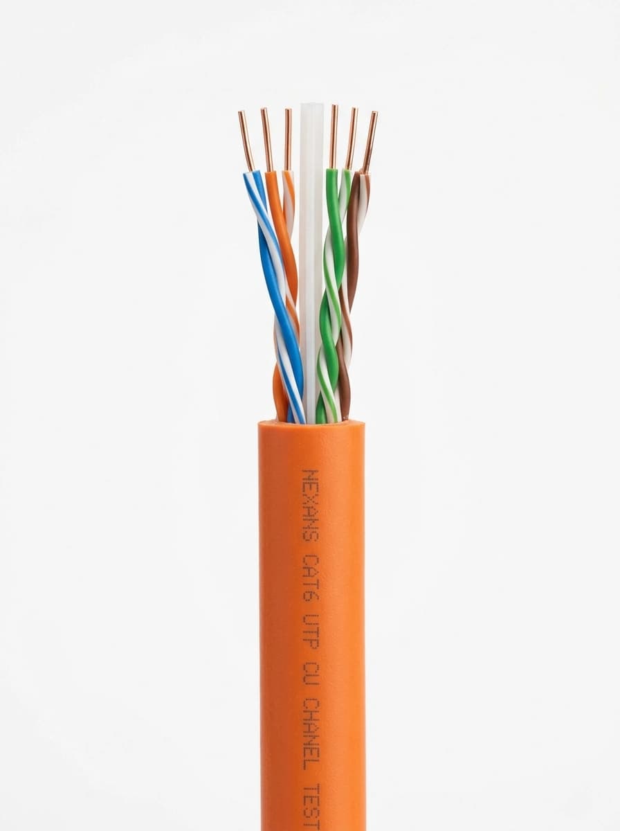 کابل شبکه تست فلوک چنل نگزنس Cat6 Utp Nexans
