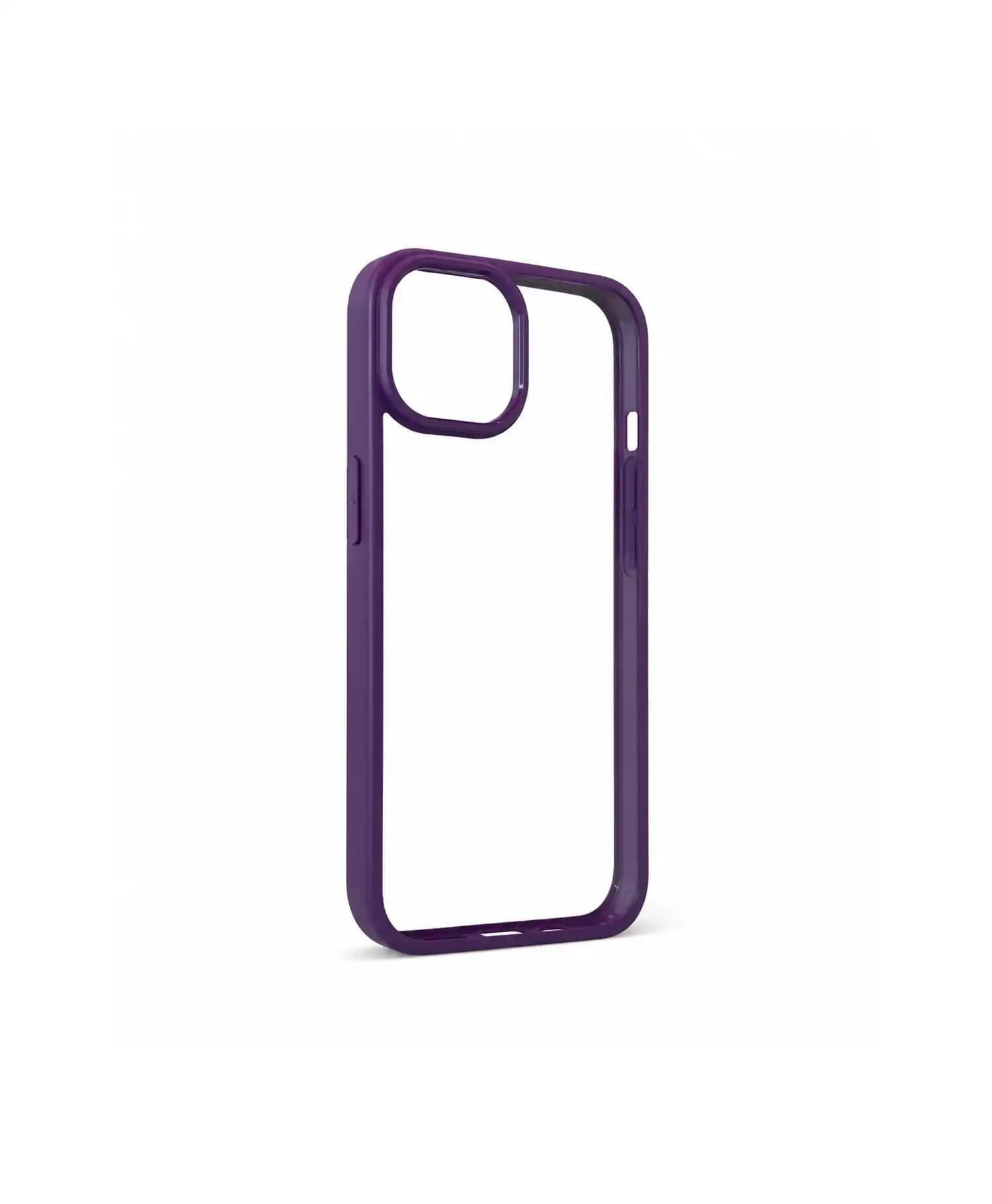 قاب اسپیگن شفاف دور رنگ گوشی موبایل Iphone 13 — تصویر ۳