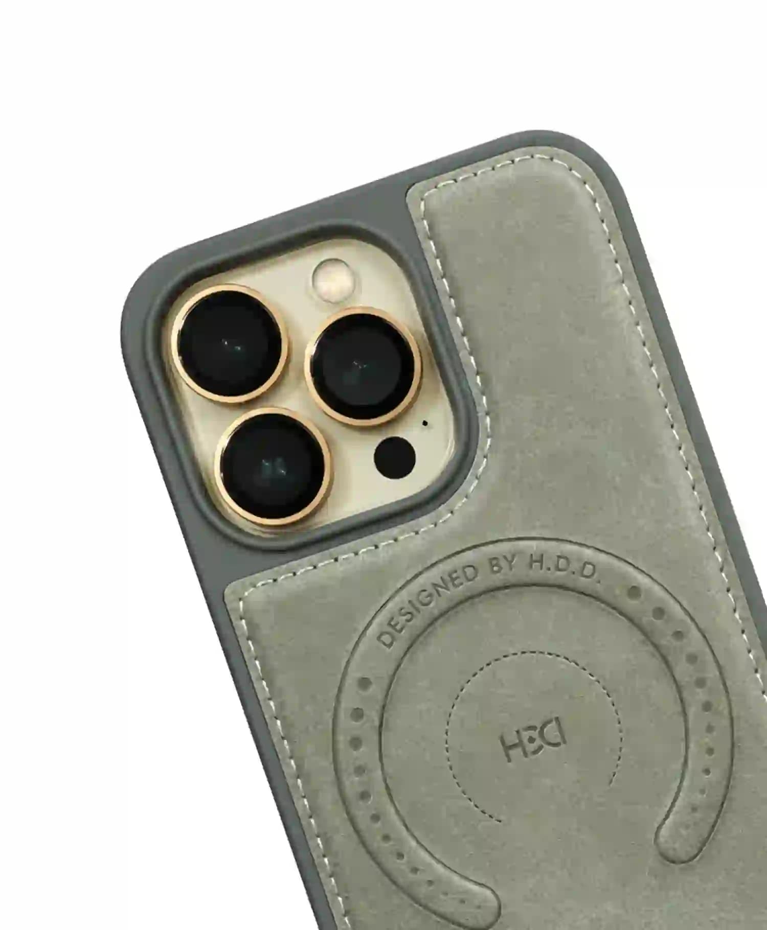 قاب چرمی مگ سیف دار HDD گوشی موبایل Iphone 13 Pro — تصویر ۲