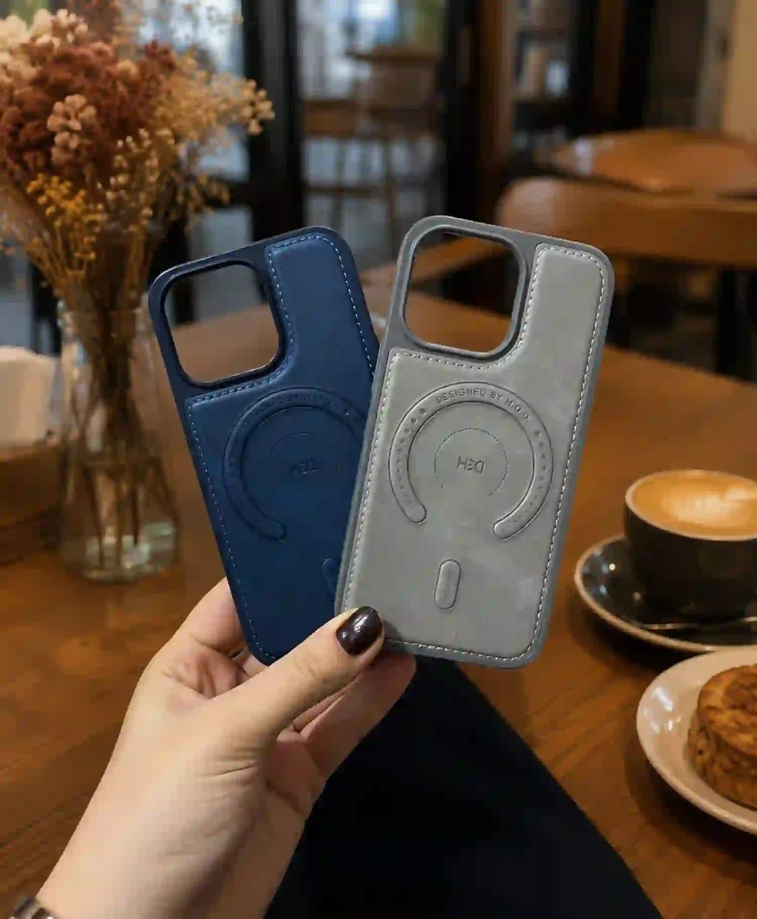 قاب چرمی مگ سیف دار HDD گوشی موبایل Iphone 13 Pro — تصویر ۴